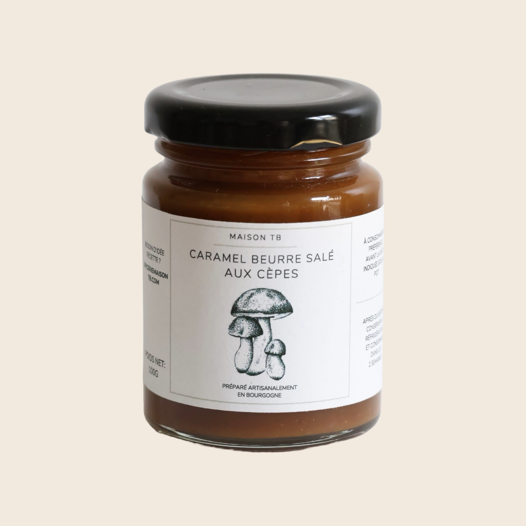 Caramel beurre salé aux Cèpes
