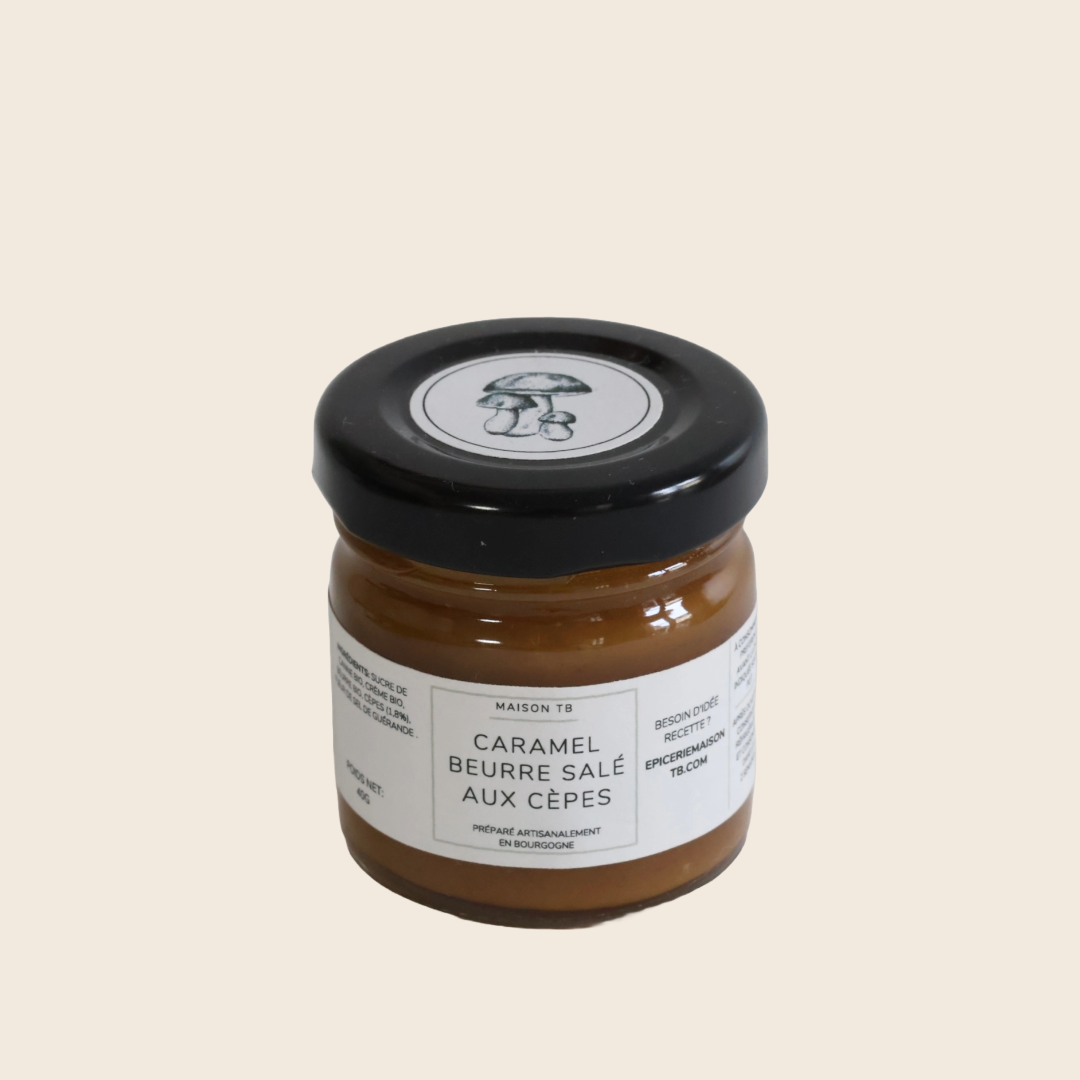 Caramel beurre salé aux Cèpes