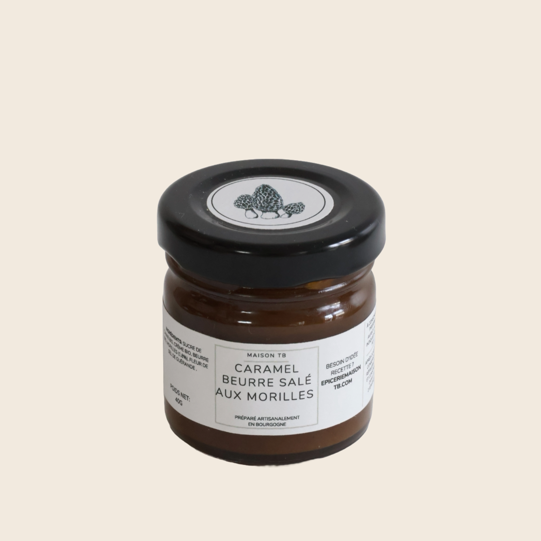 Caramel beurre salé aux morilles
