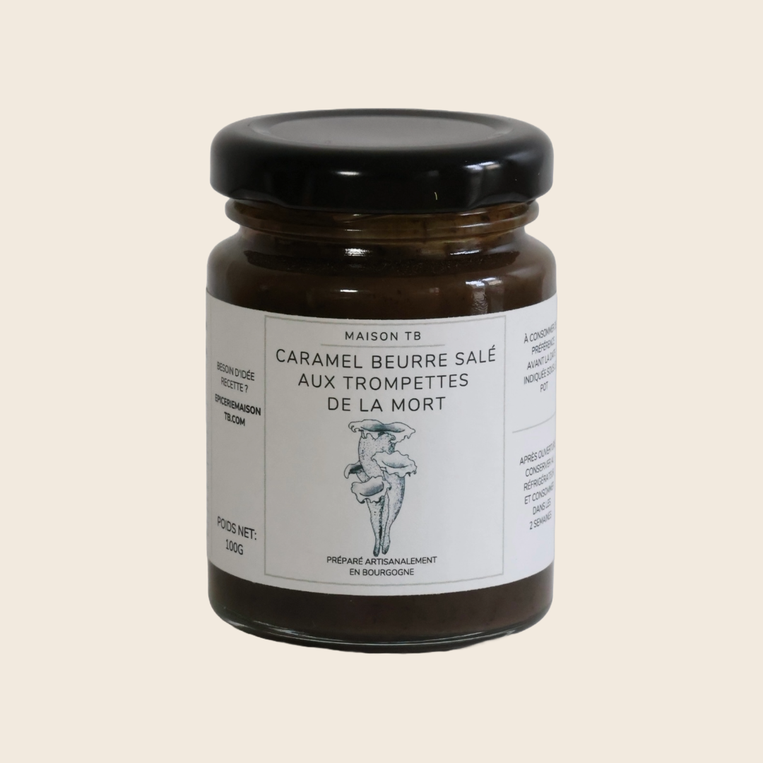 Caramel beurre salé aux Trompettes de la mort