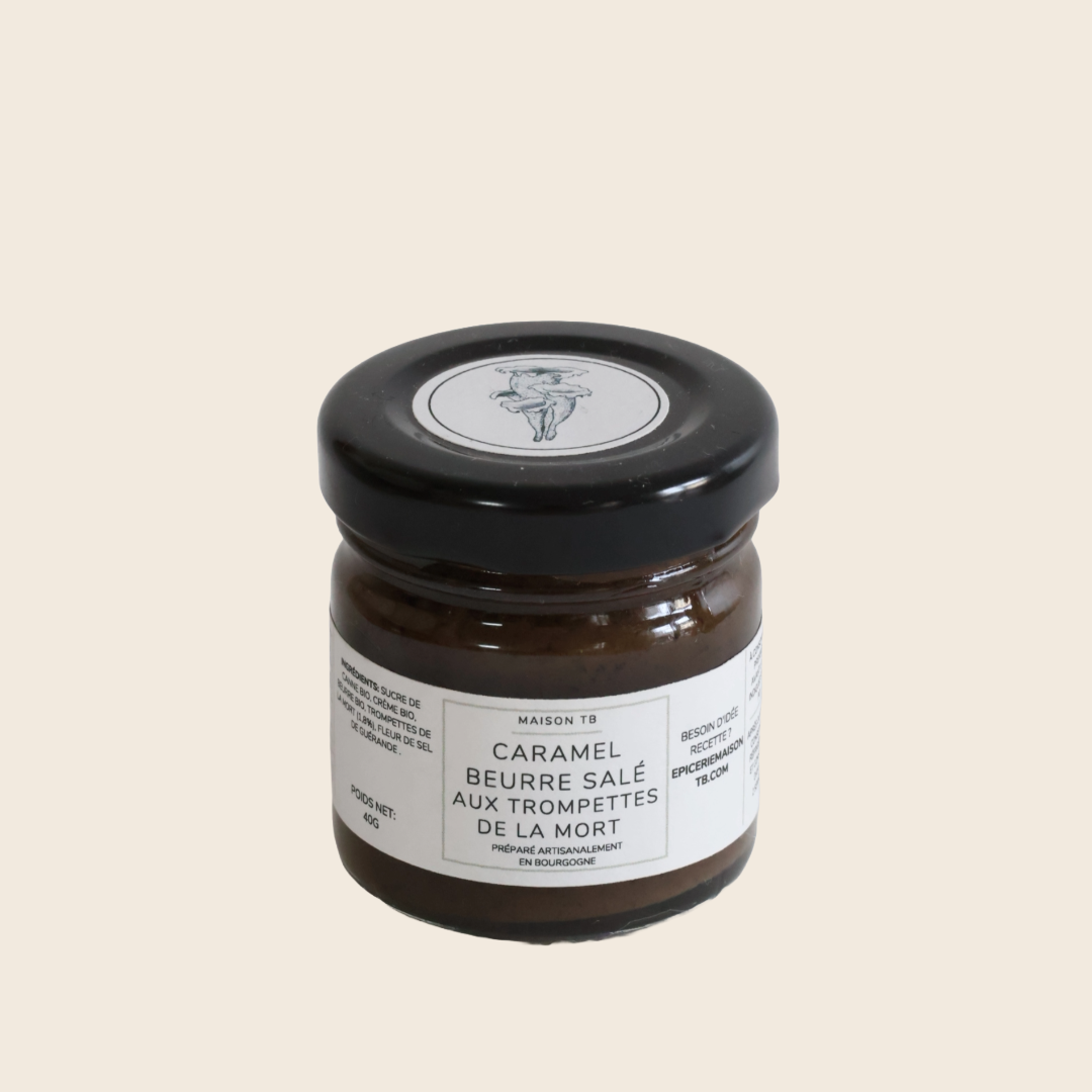 Caramel beurre salé aux Trompettes de la mort