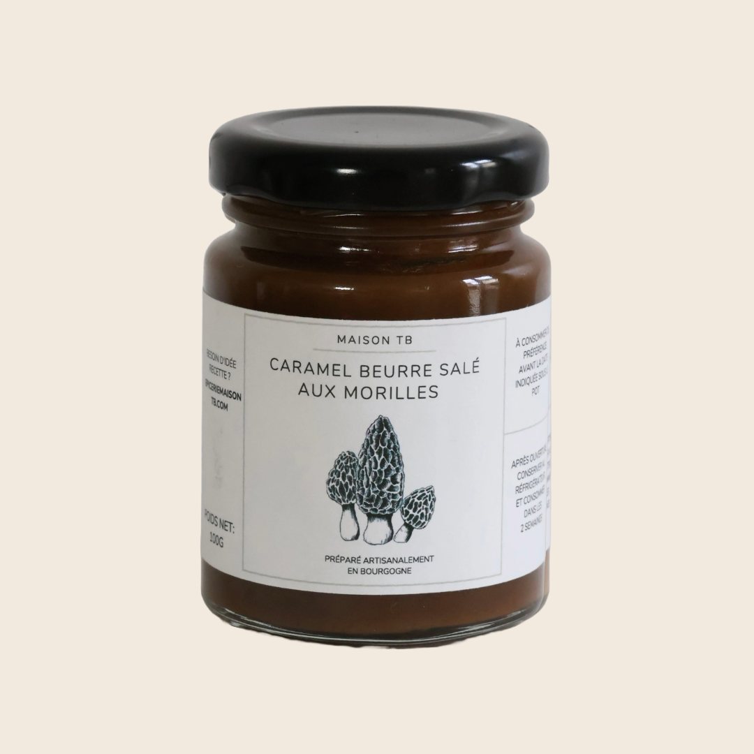 Caramel beurre salé aux morilles